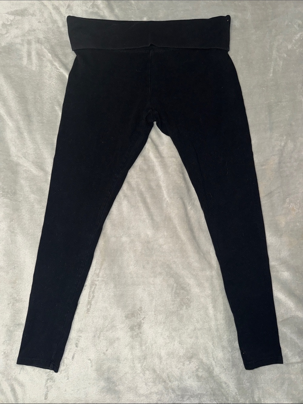 Mossimo Supply Co. Black Foldover Waist Leggings